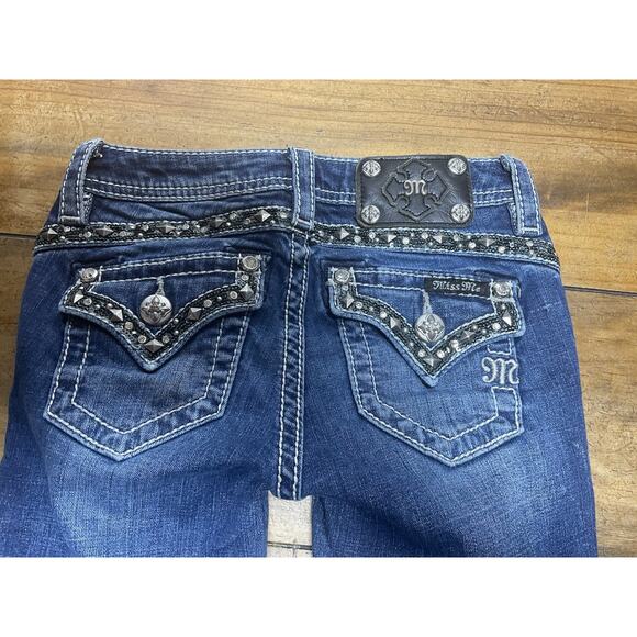 Miss Me Dark Blue Kids Jeans - Picture 7 of 10